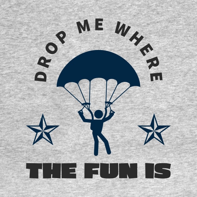 Skydive Parachute Jump Parachutist by Foxxy Merch